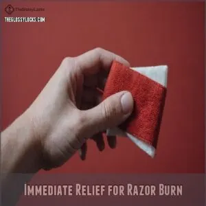 Immediate Relief for Razor Burn