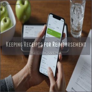 Keeping Receipts for Reimbursement