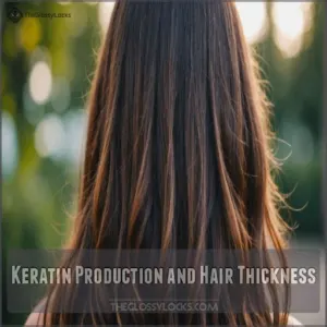 Keratin Production and Hair Thickness Keratin Production and Hair Thickness
