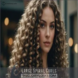 Large Spiral Curls