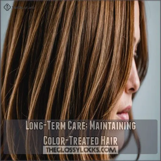 Long-Term Care: Maintaining Color-Treated Hair