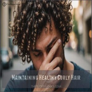 Maintaining Healthy Curly Hair