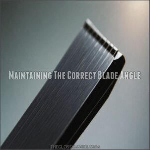 Maintaining The Correct Blade Angle