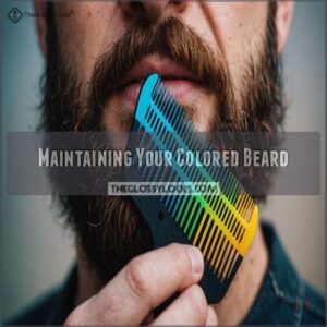 Maintaining Your Colored Beard