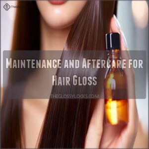 Maintenance and Aftercare for Hair Gloss