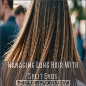 Managing Long Hair With Split Ends