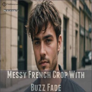 Messy French Crop With Buzz Fade