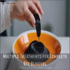 Multiple Treatments for Complete Dye Removal