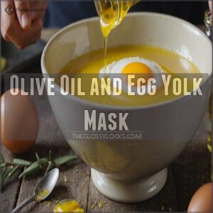 Olive Oil and Egg Yolk Mask