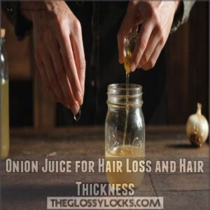 Onion Juice for Hair Loss and Hair Thickness