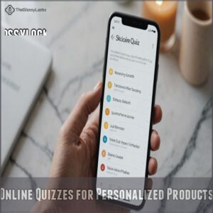 Online Quizzes for Personalized Products