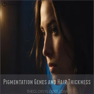 Pigmentation Genes and Hair Thickness Pigmentation Genes and Hair Thickness