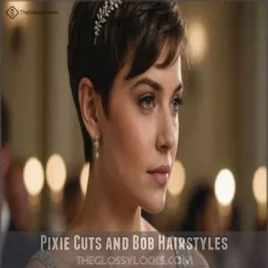 Pixie Cuts and Bob Hairstyles