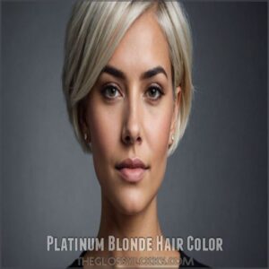 Platinum Blonde Hair Color