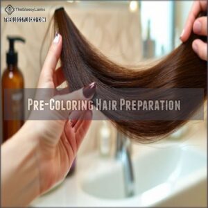 Pre-Coloring Hair Preparation