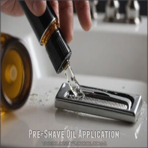 Pre-Shave Oil Application