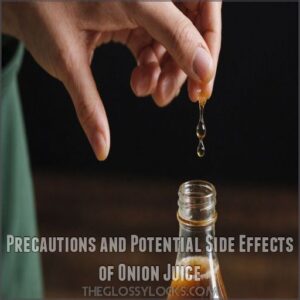 Precautions and Potential Side Effects of Onion Juice