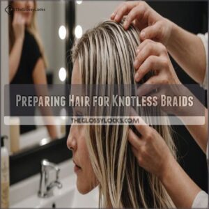 Preparing Hair for Knotless Braids