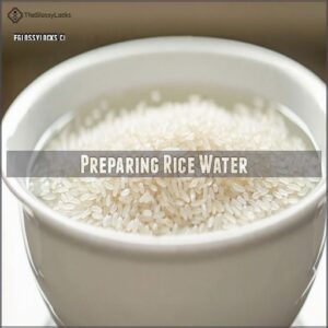 Preparing Rice Water