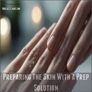 Preparing The Skin With a Prep Solution