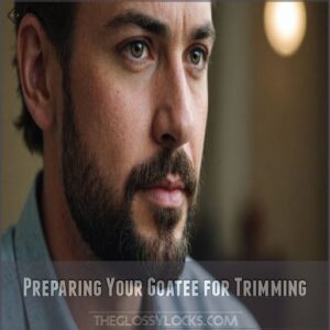 Preparing Your Goatee for Trimming