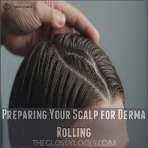 Preparing Your Scalp for Derma Rolling