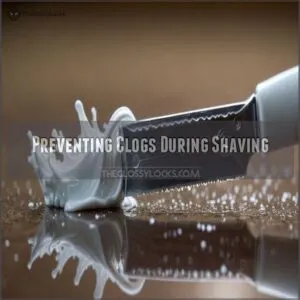 Preventing Clogs During Shaving