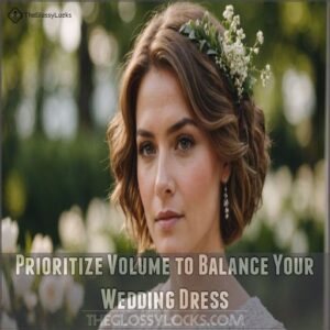 Prioritize Volume to Balance Your Wedding Dress