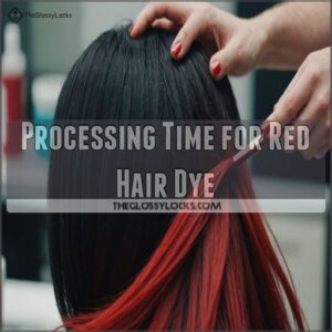 Processing Time for Red Hair Dye