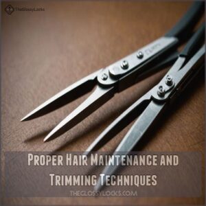 Proper Hair Maintenance and Trimming Techniques