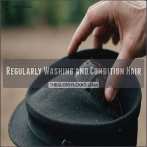 Regularly Washing and Condition Hair