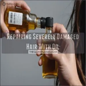 Repairing Severely Damaged Hair With Oil