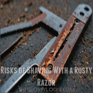 Risks of Shaving With a Rusty Razor