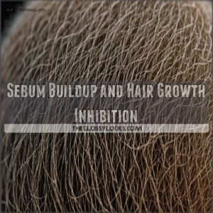 Sebum Buildup and Hair Growth Inhibition