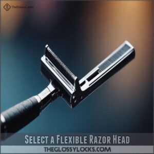 Select a Flexible Razor Head