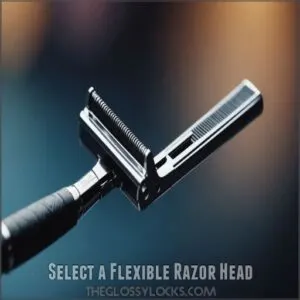 Select a Flexible Razor Head