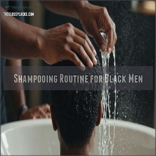 Shampooing Routine for Black Men