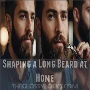 Shaping a Long Beard at Home