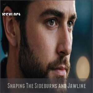 Shaping The Sideburns and Jawline