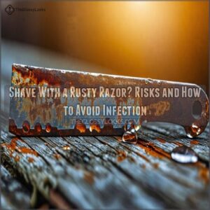 shave with a rusty razor shave with a rusty razor