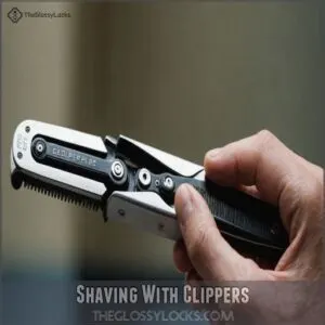 Shaving With Clippers