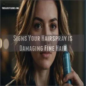 Signs Your Hairspray is Damaging Fine Hair