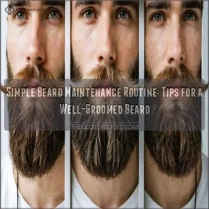 simple beard maintenance routine at home