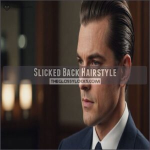 Slicked Back Hairstyle