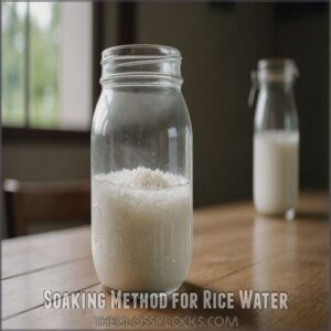 Soaking Method for Rice Water