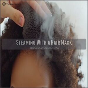 Steaming With a Hair Mask