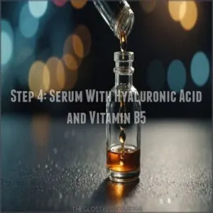 Step 4: Serum With Hyaluronic Acid and Vitamin B5