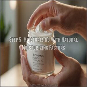 Step 5: Moisturizing With Natural Moisturizing Factors