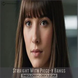 Straight With Piece-y Bangs