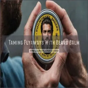 Taming Flyaways With Beard Balm